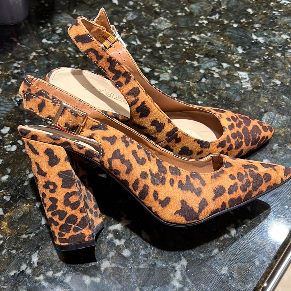Ladies Cheetah heels
